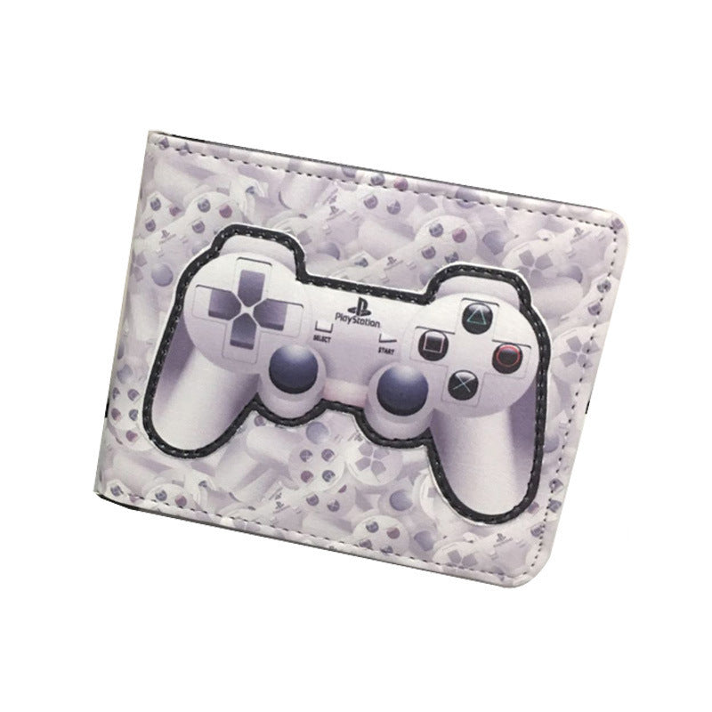 Game Console Pattern Control Button Short Ladies Wallets