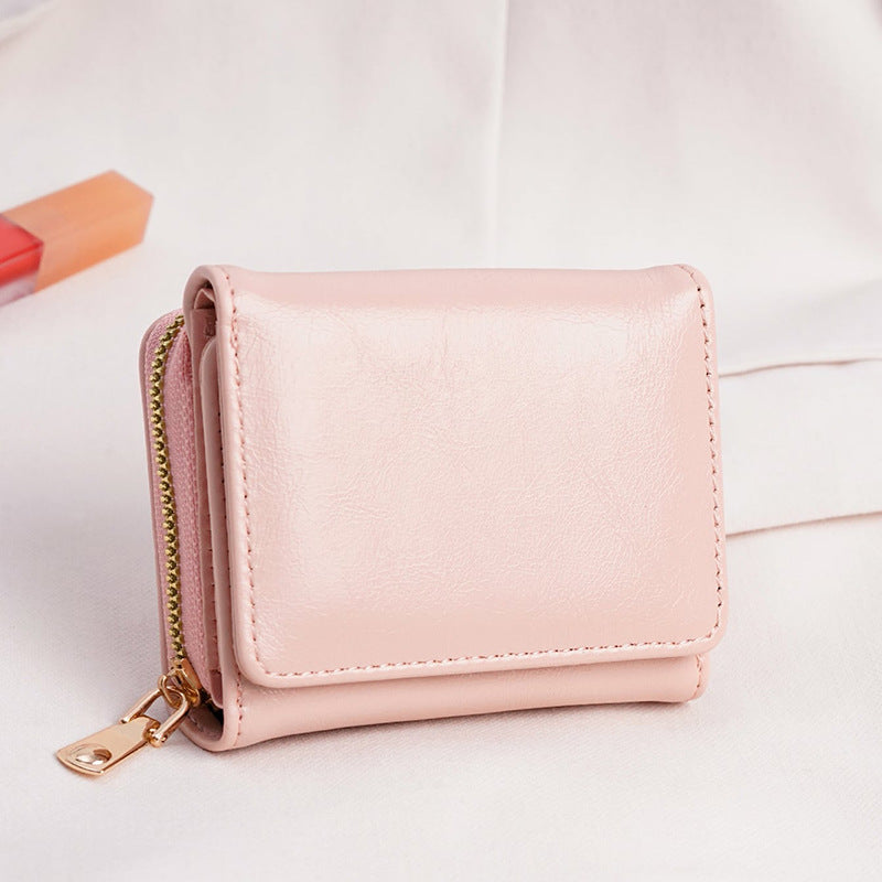 Women's Creative Credit Cash Small Zipper Ladies Wallets