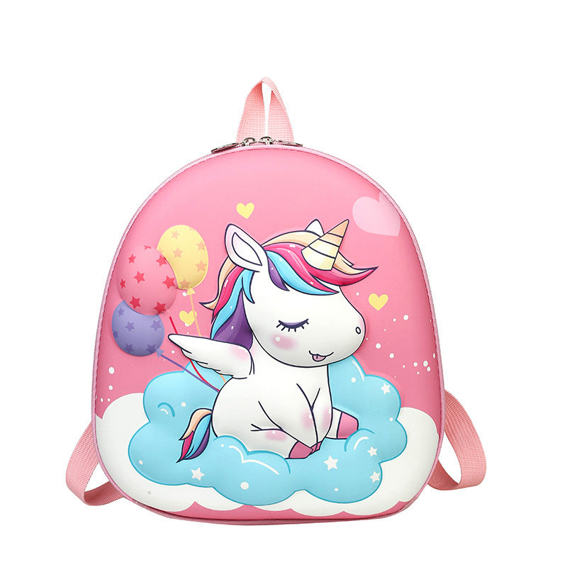 Children's Hard Shell Cute Unicorn Dinosaur Cartoon Kindergarten School Bags