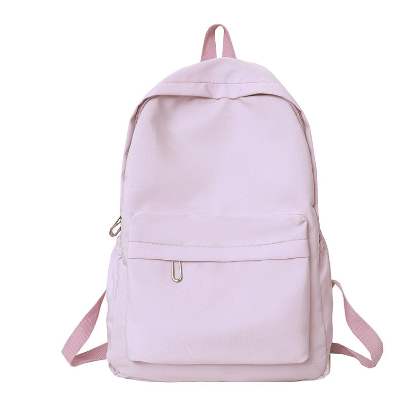 Large Capacity Fashionable Korean Style Solid Backpacks