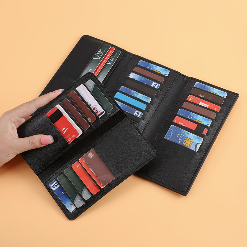 Women's Simple Fashion Small Long Multi Slots Ladies Wallets