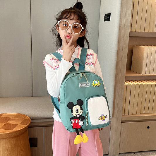 Children's Korean Cartoon Cute Western Style Small Children's Backpacks