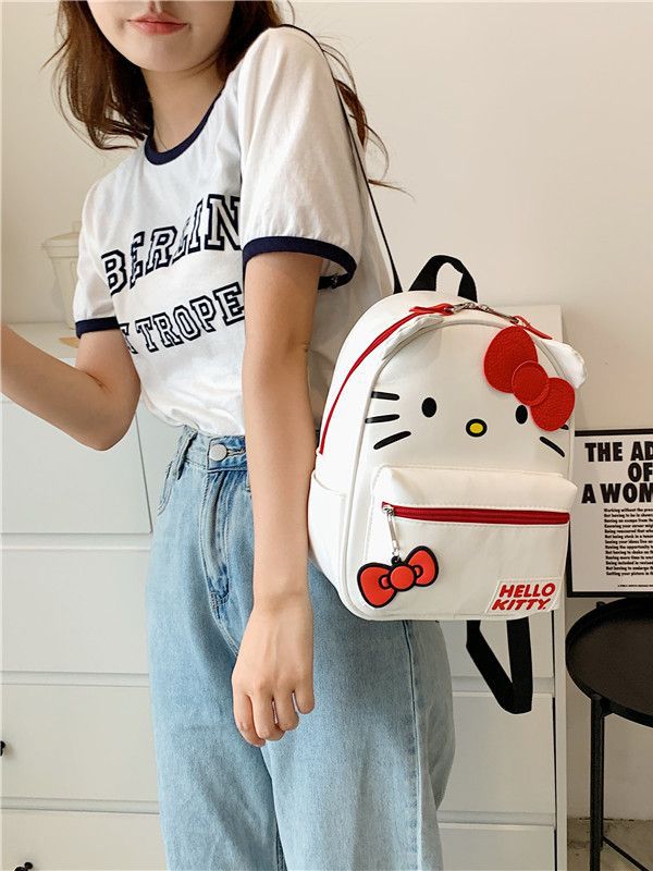 Style Two-dimensional Cartoon Cat Hello Kitty Backpacks