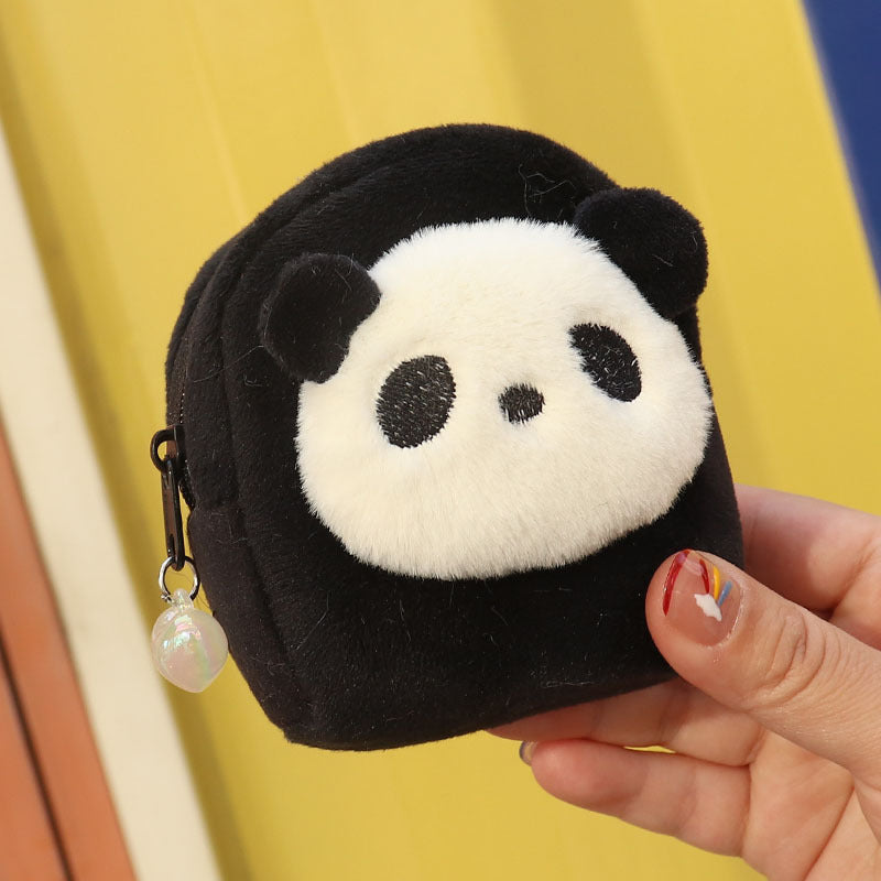 Cute Solid Color Dog Fashion Earphone Coin Purses