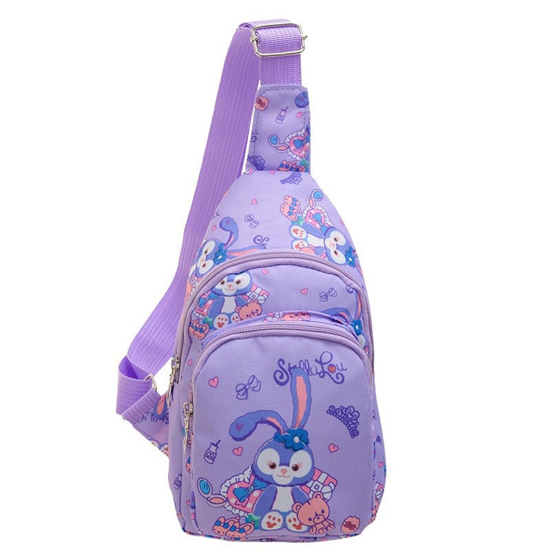 Children's Classic Slouchy Cool Style Printing Children's Waist Packs