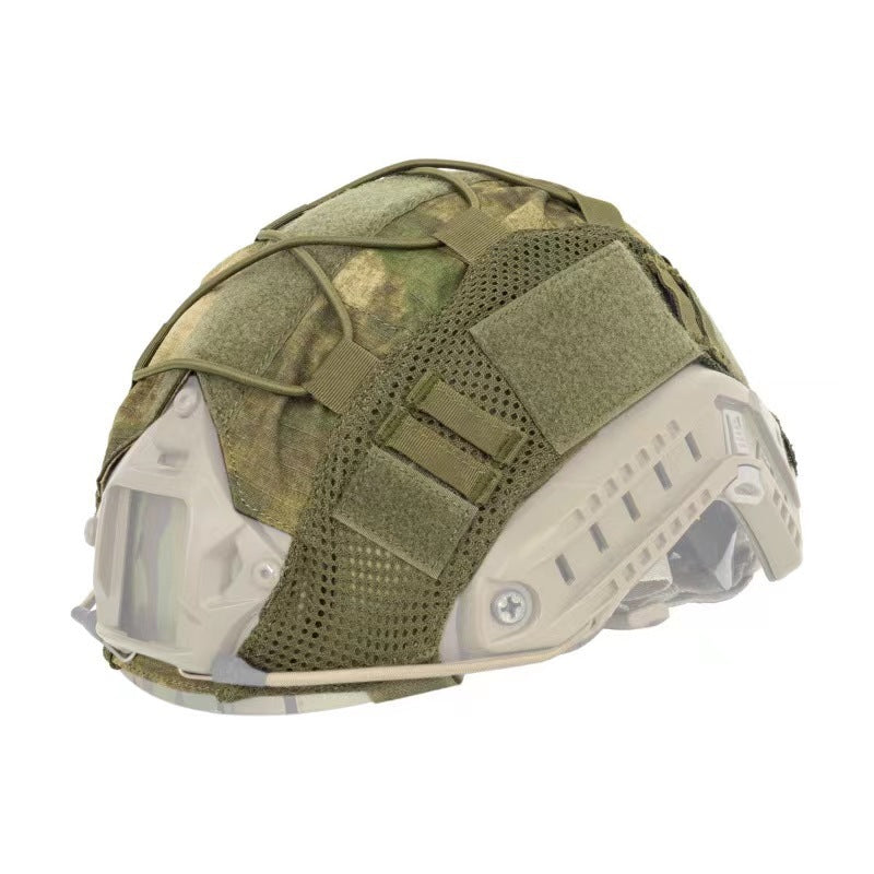 Housse de Camouflage en tissu pour casque, sacs d'extérieur à corde serrée