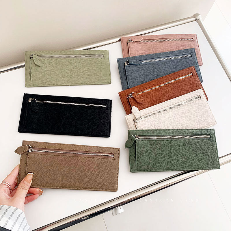 Authentic Leather Tactile Feel Multiple Slots Ladies Wallets