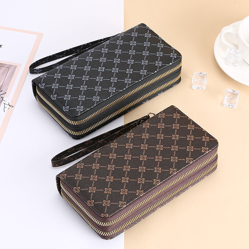 Women's Long Clutch Mobile Multifunctional Zipper Ladies Wallets