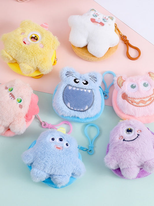 Plush Monster Pendant Storage Small Ornaments Prize Coin Purses