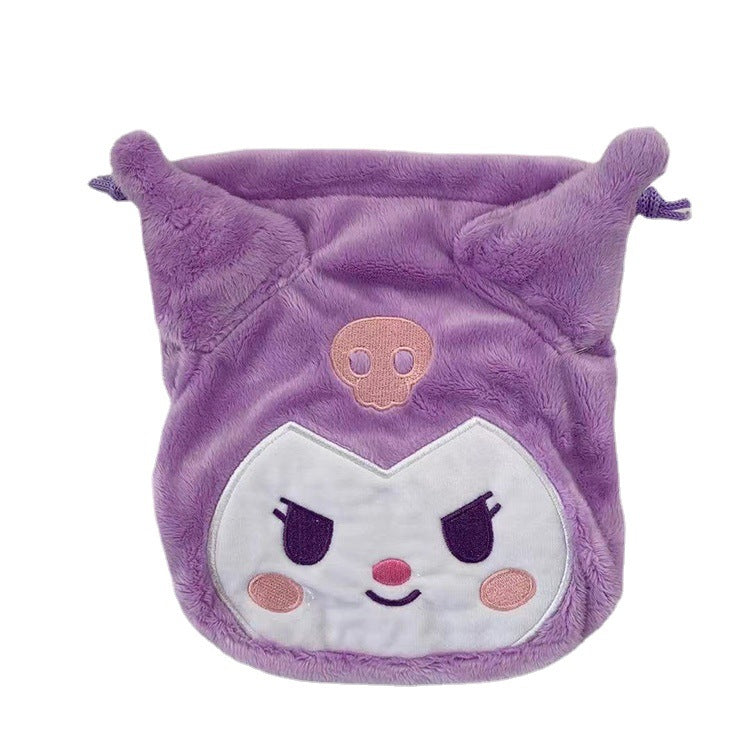 Women's & Men's & Plush Cute Drawstring Korean Mobile Coin Purses