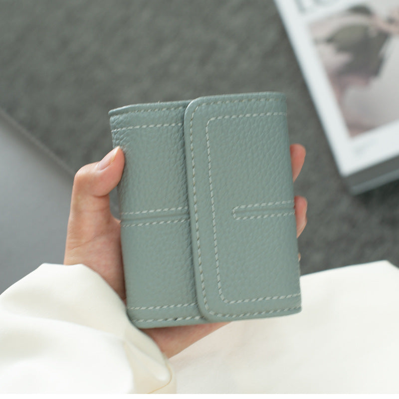 Women's Korean Short Simple Solid Color Trendy Ladies Wallets