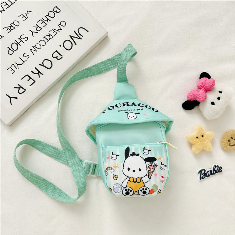 Children's Cartoon Cute Spring Boys Canvas Gifts Children's Waist Packs