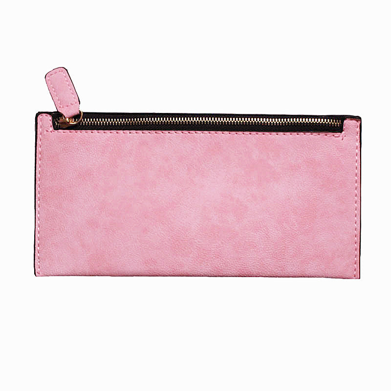 Simple Frosted Long Female Thin Section Ladies Wallets