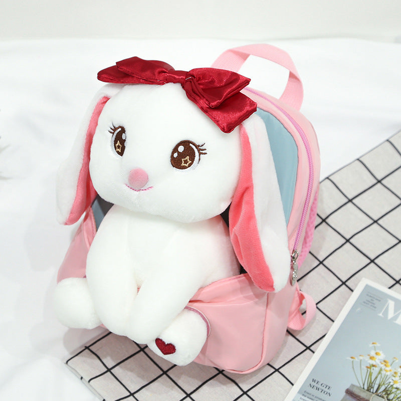 Children's Attractive Cartoon Plush Doll Primary Elementary School Students' Schoolbags