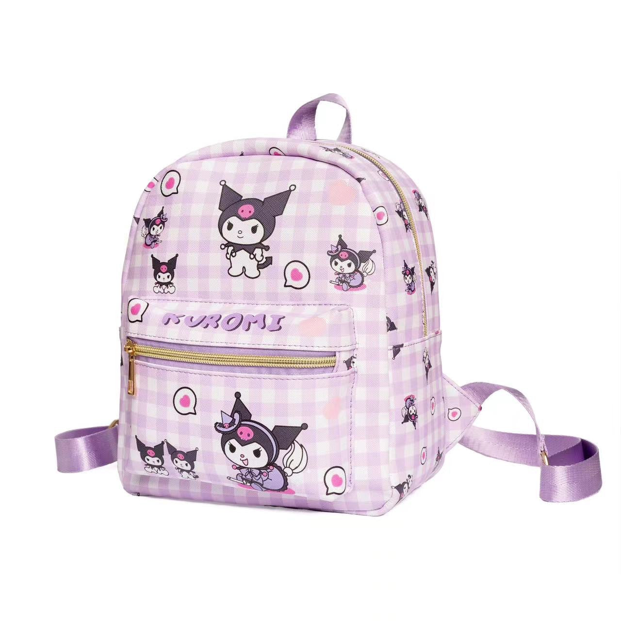 Children's Cute Melody Clow Dogskin Leather Small Children's Backpacks