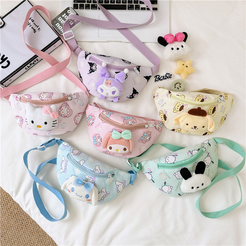 Children's Boys Cartoon Leisure Small Mini Children's Waist Packs