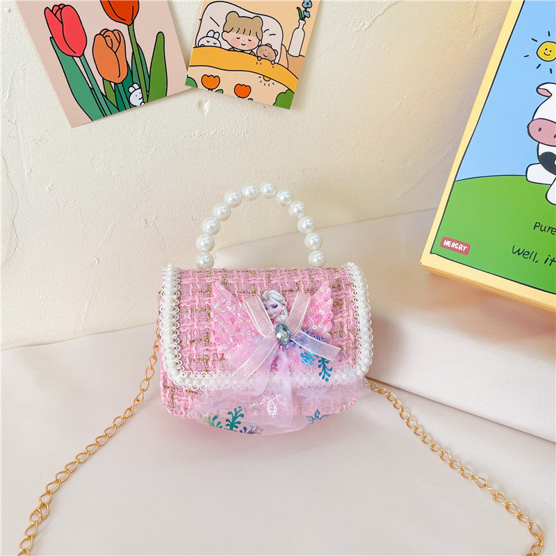 Children's Female Pearl Hand Cartoon Classic Style Children's Coin Purse