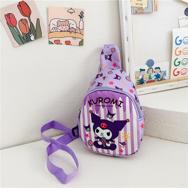 Children's Pretty Glamorous Cute Cartoon Primary Children's Waist Packs