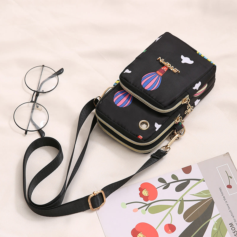 Women's Nylon Cloth Mobile Running Oxford For Phone Bags