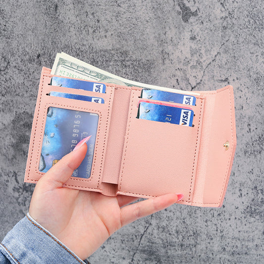 Women's Korean Short Creative Fashion Hasp Ladies Wallets