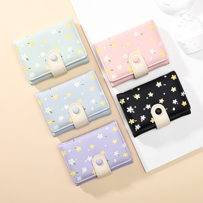 Women's Korean Simple Cute Fruit Fashion Printing Coin Purses