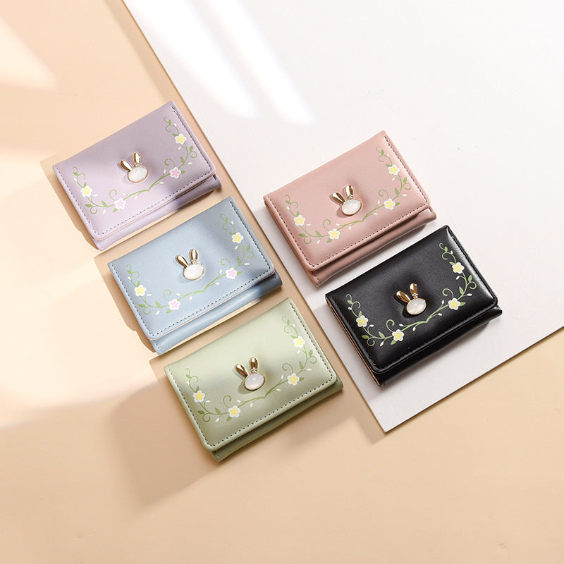 Women's Korean Female Short Simple Clutch Fashion Ladies Wallets