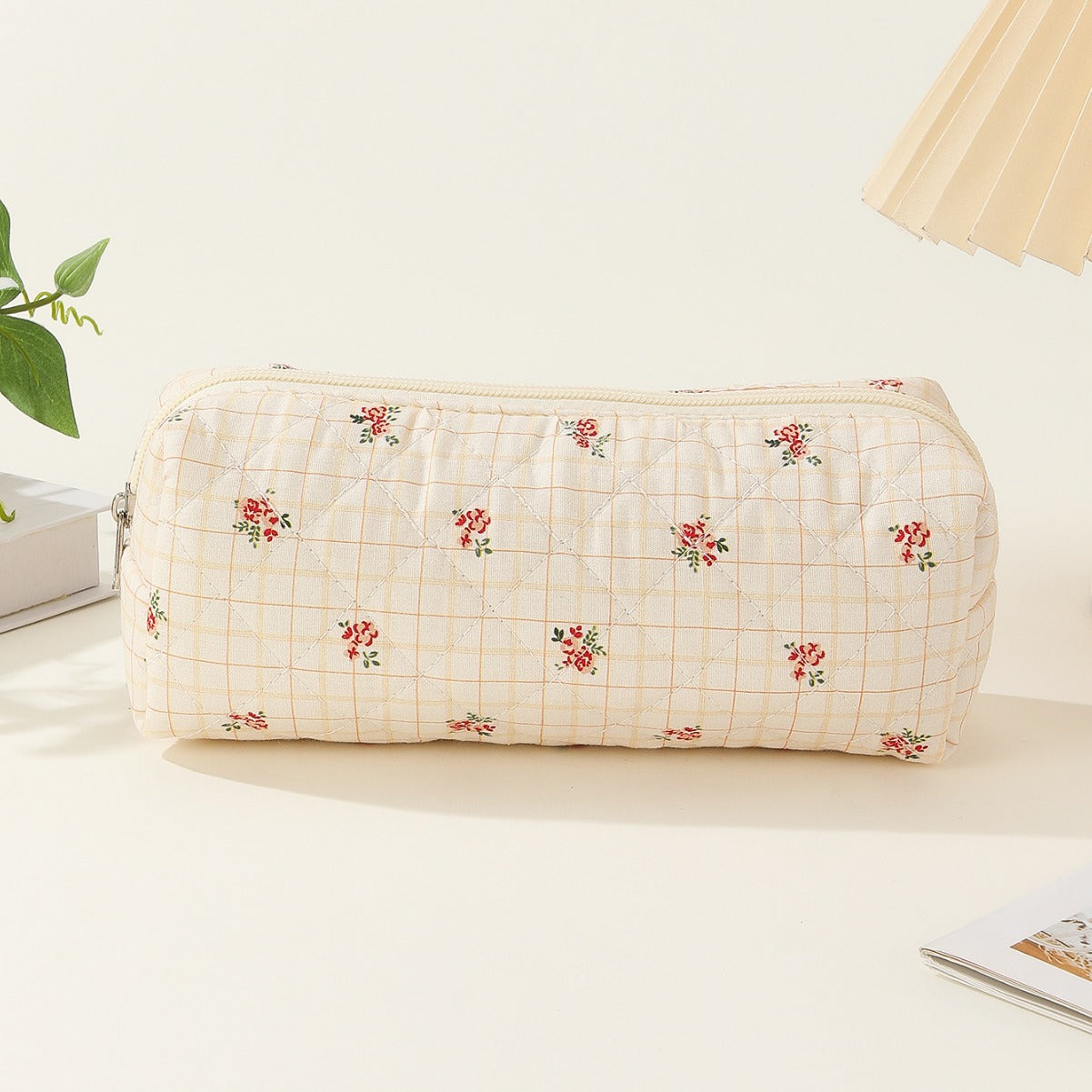 Makeup Brush Storage Small Floral Portable Cosmetic Bags