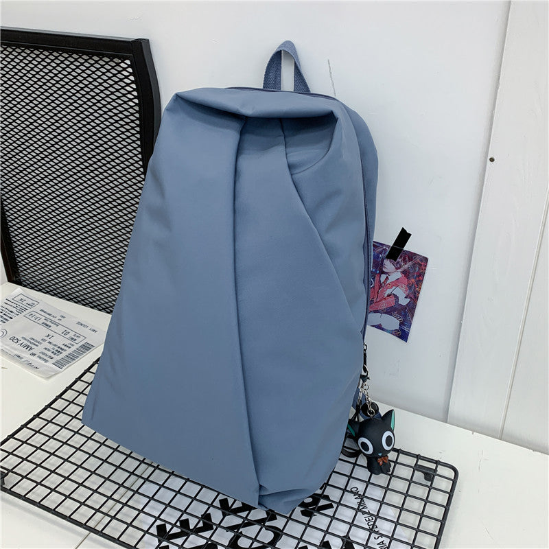 Men's Simple Korean Style Fashion Trend Early High Backpacks