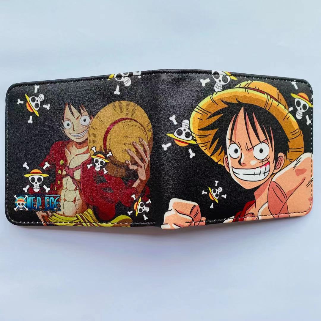 Piece Anime Peripheral Short Trendy Unique Ladies Wallets