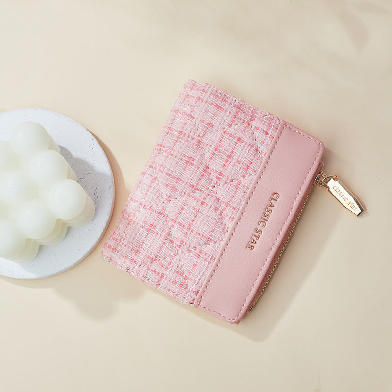 Women's Korean Style Short Classic Cute Small Ladies Wallets