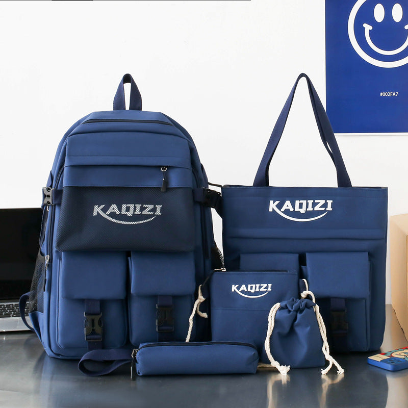 Simple Large Capacity Primary Three To Six Backpacks