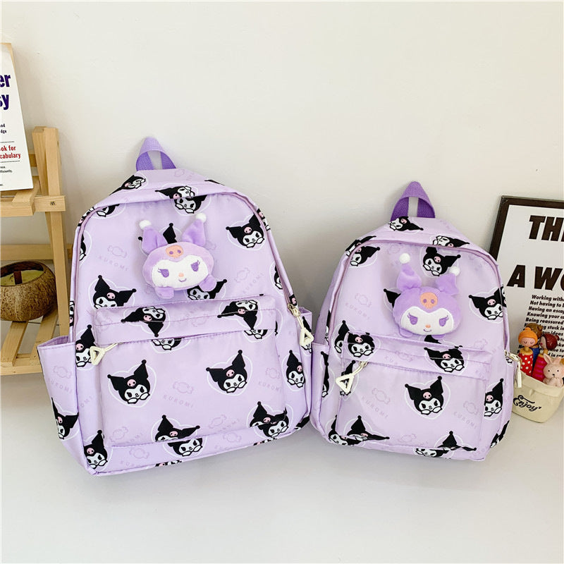 Children's Boys Cute Cartoon Large Class Portable Kindergarten School Bags