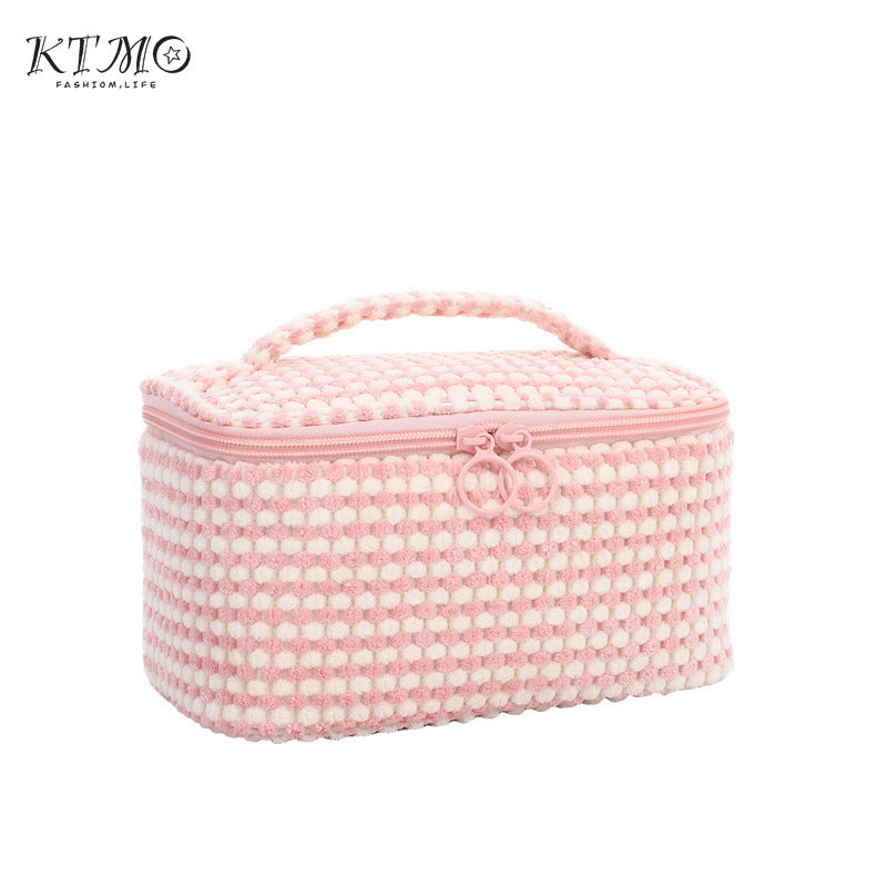 Flannel Wash Skin Care Cosmetics Storage Cosmetic Bags