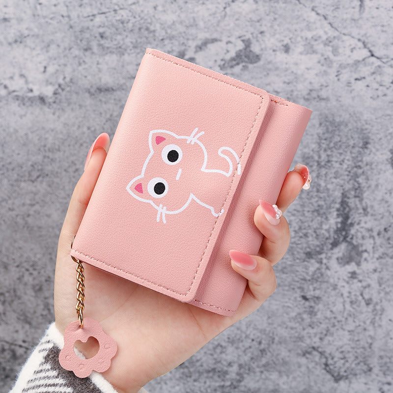 Women's Korean Short Creative Fashion Hasp Ladies Wallets