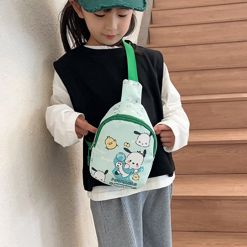 Children's Cartoon Printed Small Cute Fashion Boys Children's Waist Packs