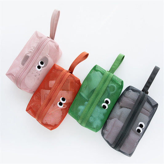 Cute Three-dimensional Large Capacity Mesh Portable Bags