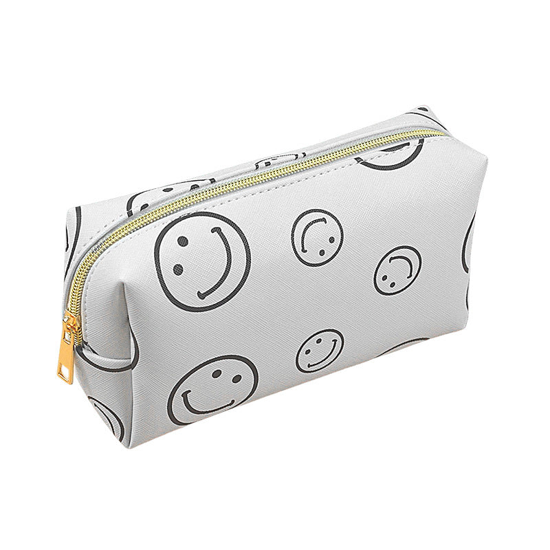 Printing Smiling Face Portable Waterproof Wash Bags