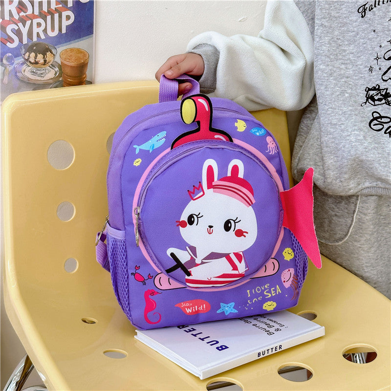 Children's Fashion Bunny Small Class Spine Protection Children's Backpacks