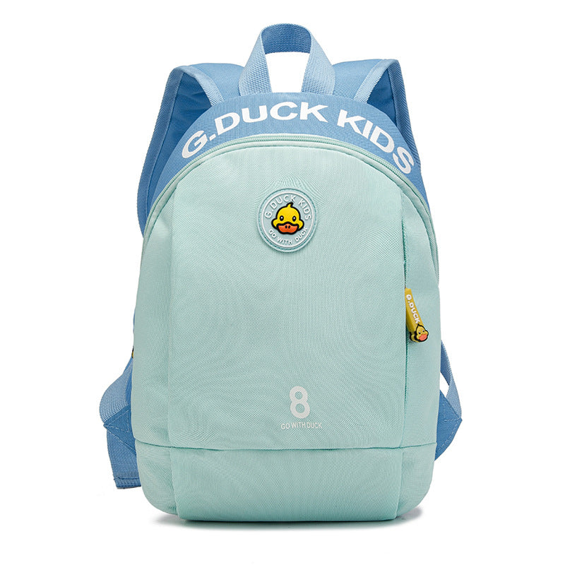 Children's Slouchy Fashion Duck Primary Printing Elementary School Students' Schoolbags