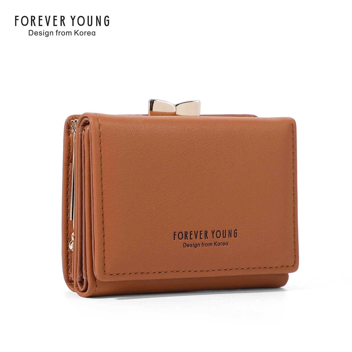 Women's Short Cute Style Korean Simple Three-fold Ladies Wallets