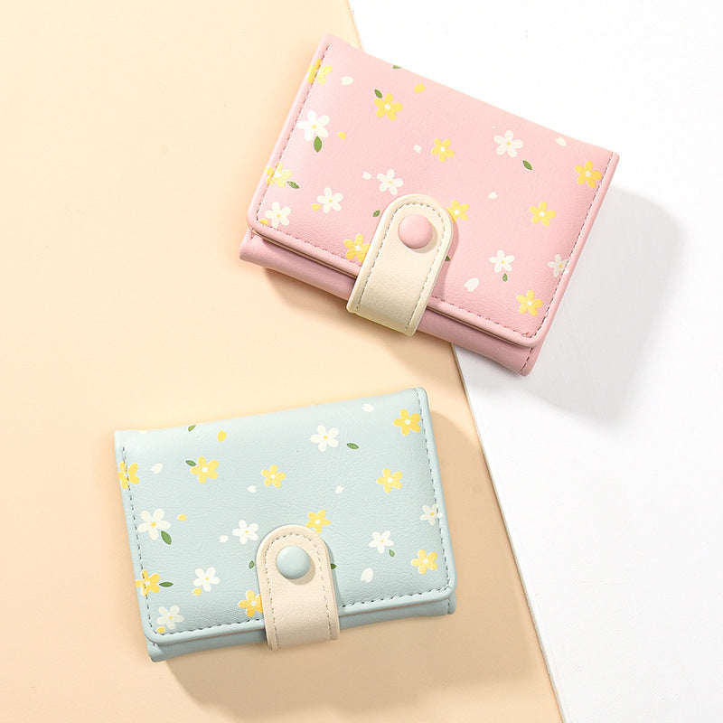 Women's Korean Simple Cute Fruit Fashion Printing Ladies Wallets