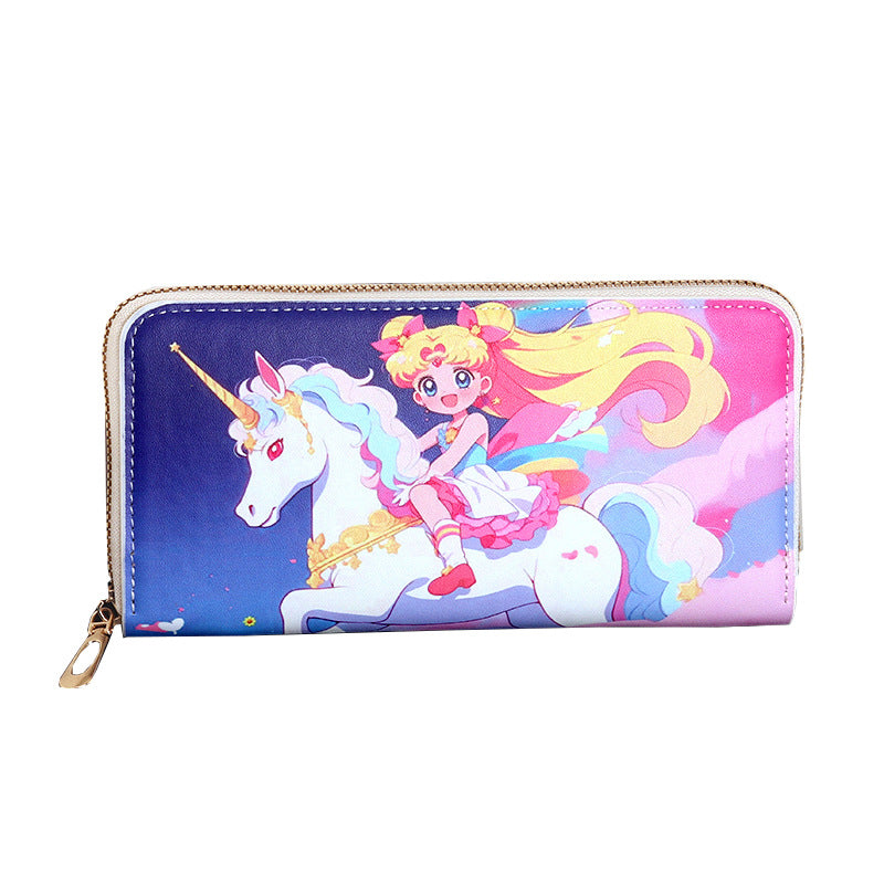 Clow Melody Cartoon Cute Zipper Soft Coin Purses