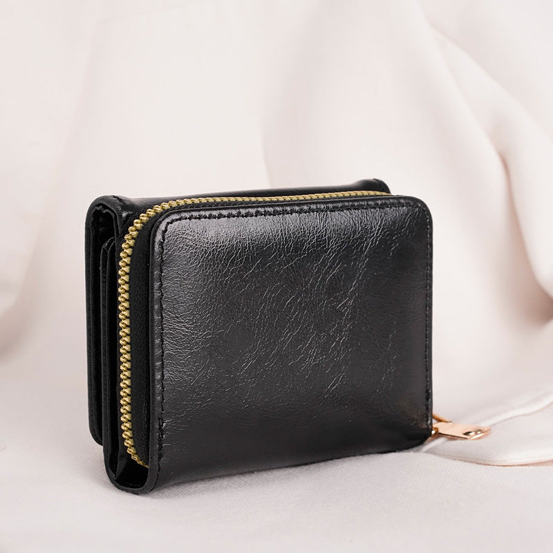 Women's Creative Credit Cash Small Zipper Ladies Wallets