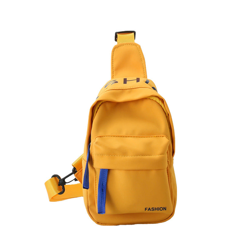 Sacs de taille pour enfants, couleur unie, portables, coréens simples, pour garçons