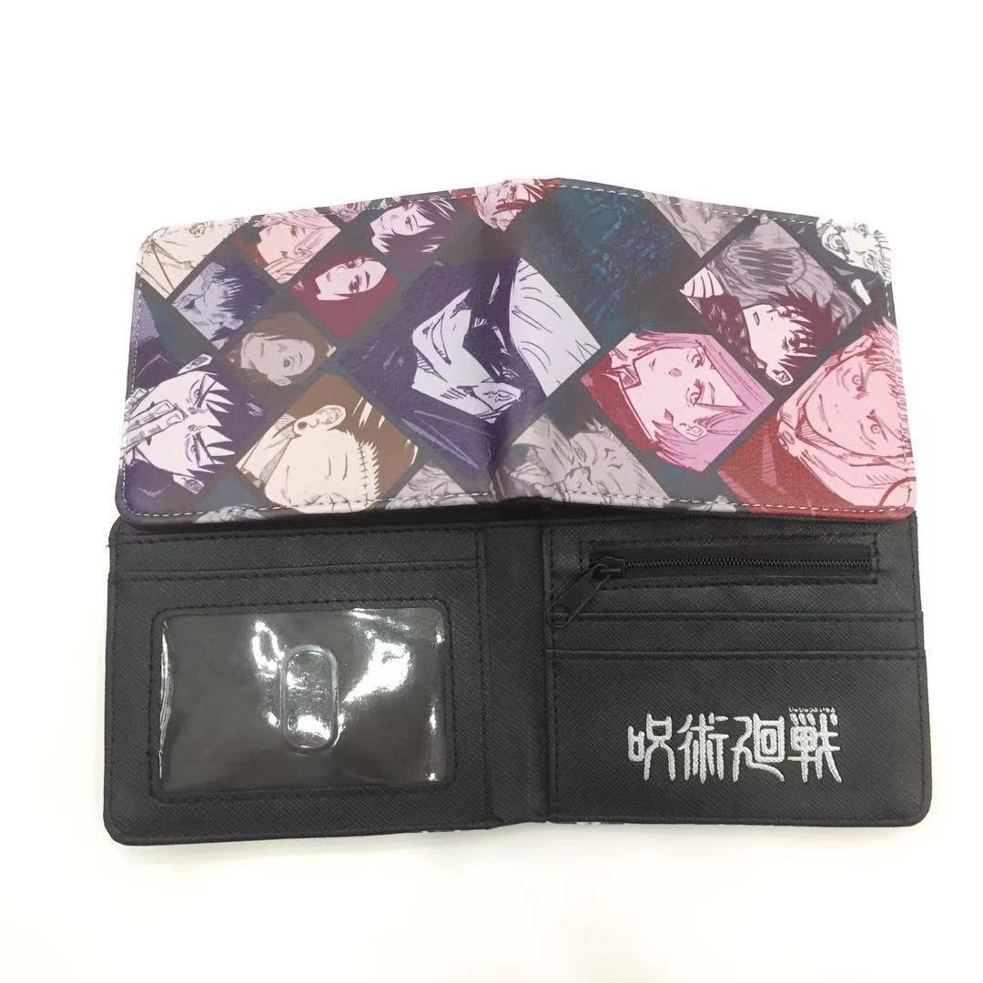 Five Wu Leather Printed Spell Back Ladies Wallets