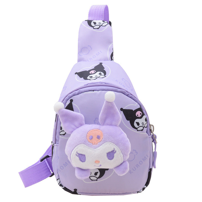 Children's Cartoon Cute Little Princess Ocean Pneumothorax Children's Waist Packs