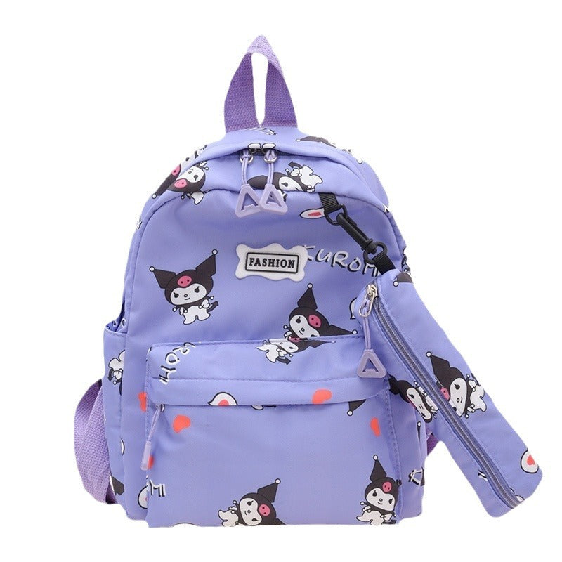 Children's Cartoon Cute Clow Printed Boys Two-piece Children's Backpacks