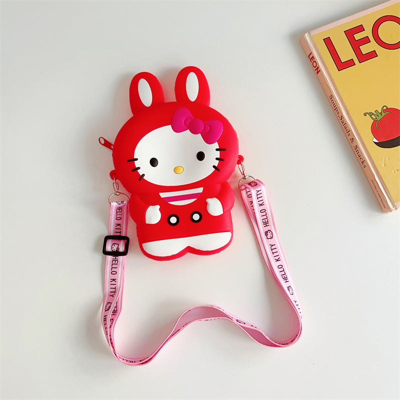 Stall Cartoon Silicone Soft Western Style Coin Purses