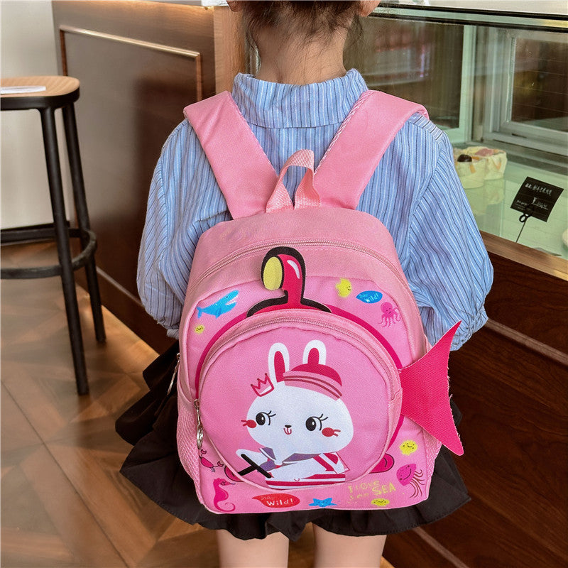 Children's Fashion Bunny Small Class Spine Protection Children's Backpacks