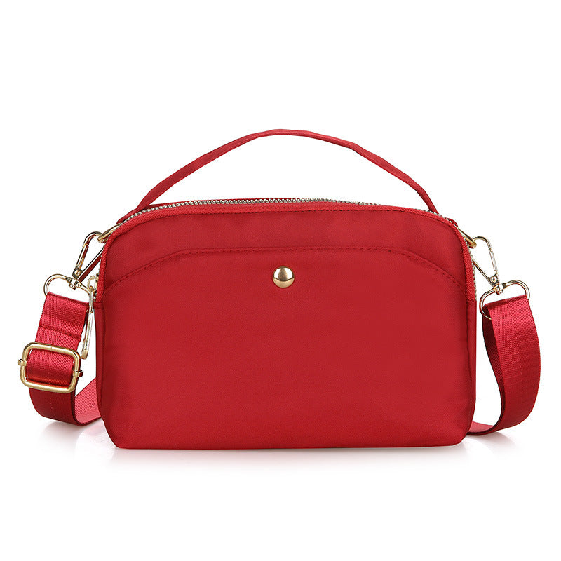 Women's Cloth Solid Color Small Large Capacity Crossbody Bags